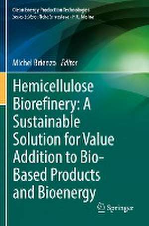 Hemicellulose Biorefinery: A Sustainable Solution for Value Addition to Bio-Based Products and Bioenergy de Michel Brienzo