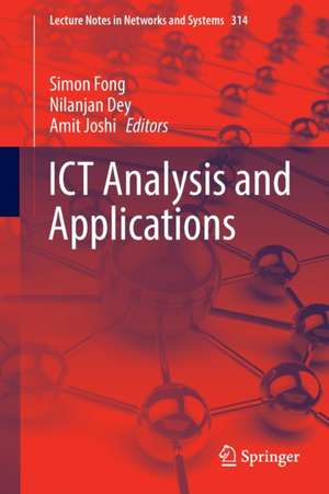 ICT Analysis and Applications de Simon Fong