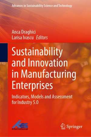 Sustainability and Innovation in Manufacturing Enterprises: Indicators, Models and Assessment for Industry 5.0 de Anca Draghici