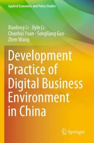 Development Practice of Digital Business Environment in China de Xiaolong Li