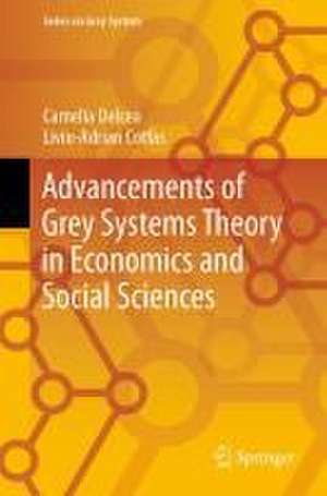 Advancements of Grey Systems Theory in Economics and Social Sciences de Camelia Delcea