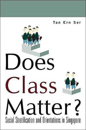 Does Class Matter? Social Stratification and Orientations in Singapore de Ern Ser Tan