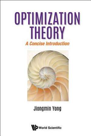 OPTIMIZATION THEORY de Jiongmin Yong