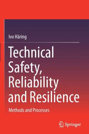 Technical Safety, Reliability and Resilience: Methods and Processes de Ivo Häring