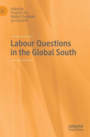 Labour Questions in the Global South de Praveen Jha