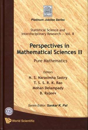 Perspectives in Mathematical Sciences II de Mohan Delampady