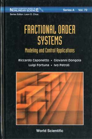 Fractional Order Systems de Riccardo Caponetto