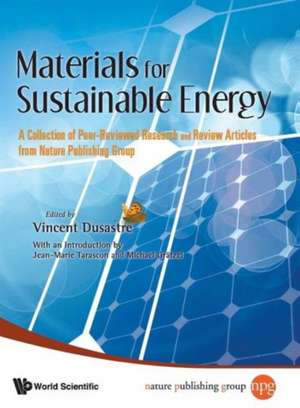 Materials for Sustainable Energy de Vincent Dusastre