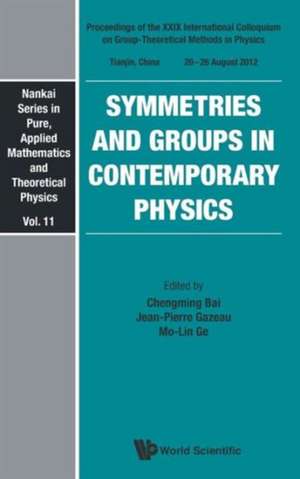 Symmetries and Groups in Contemporary Physics - Proceedings of the XXIX International Colloquium on Group-Theoretical Methods in Physics: What Are the Drivers and Policy Options? de Chengming Bai