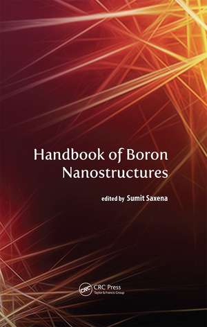 Handbook of Boron Nanostructures de Sumit Saxena