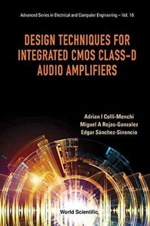 DESIGN TECHNIQUES INTEGRATED CMOS CLASS-D AUDIO AMPLIFIERS de Colli-Menchi Adrian I