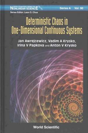 Deterministic Chaos in One Dimensional Continuous Systems: My Testimony on Lord Patrick M S Blackett de Jan Awrejcewicz