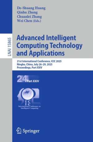 Advanced Intelligent Computing Technology and Applications de De-Shuang Huang