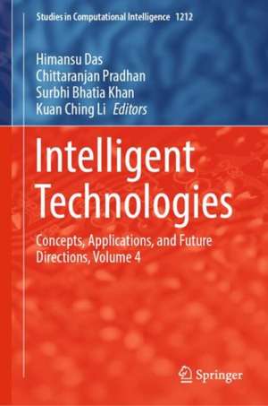 Intelligent Technologies de Himansu Das