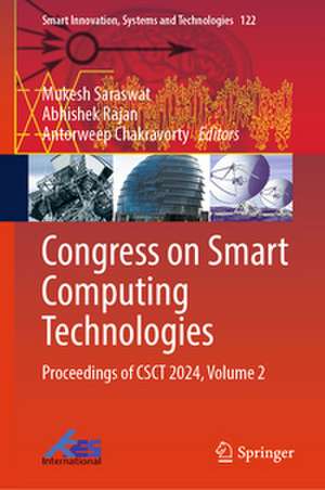 Congress on Smart Computing Technologies de Mukesh Saraswat