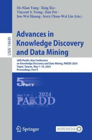Advances in Knowledge Discovery and Data Mining de De-Nian Yang