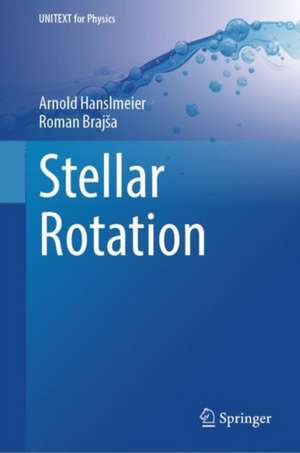 Stellar Rotation de Arnold Hanslmeier