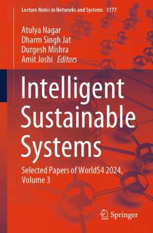 Intelligent Sustainable Systems de Atulya Nagar