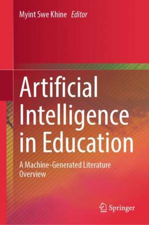 Artificial Intelligence in Education de Myint Swe Khine