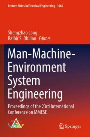 Man-Machine-Environment System Engineering de Shengzhao Long