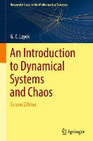 An Introduction to Dynamical Systems and Chaos de G. C. Layek