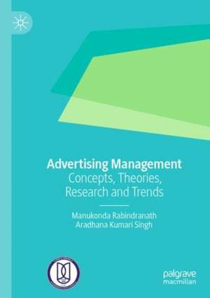 Advertising Management de Manukonda Rabindranath