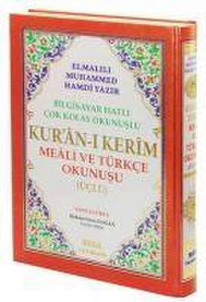 Kuran-i Kerim Meali ve Türkce Okunusu Üclü Cami Boy, Ciltli de Elmalili Muhammed Hamdi Yazir