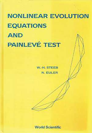 Nonlinear Evolution Equations and Painleve Test de N. Euler