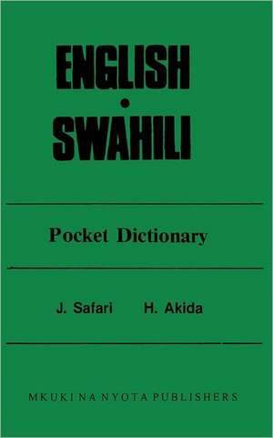 English Swahili Pocket Dictionary de J. F. Safari