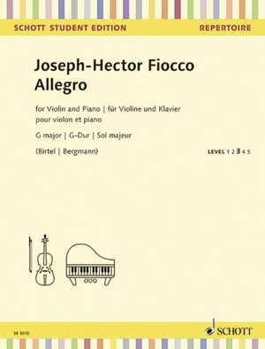 FIOCCO, J: ALLEGRO G MAJOR de JOSEPH-HECTO FIOCCO