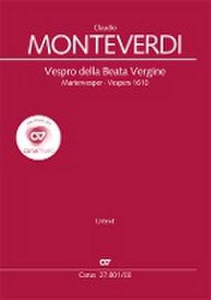 Vespro della Beata Vergine de Claudio Monteverdi