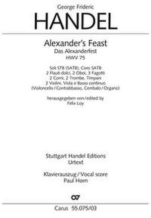 Alexander's Feast de Georg Friedrich Händel