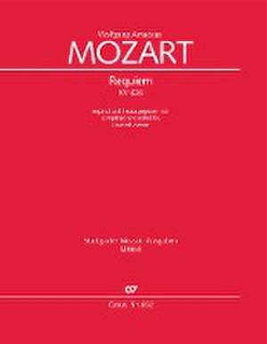 Mozart: Requiem KV 626 (Klavierauszug) de Wolfgang Amadeus Mozart