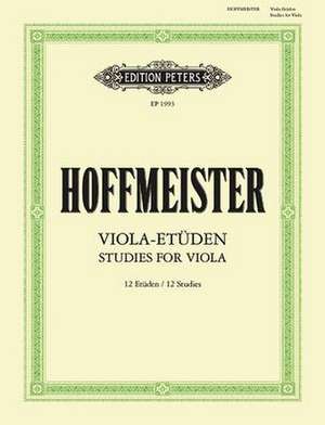 Studies for Viola de Franz Anton Hoffmeister