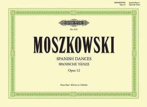 Spanish Dances Op. 12 for Piano Duet de Moritz Moszkowski