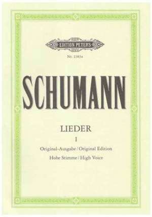 Lieder in 3 Bänden, Urtext, Band 1 de Robert Schumann