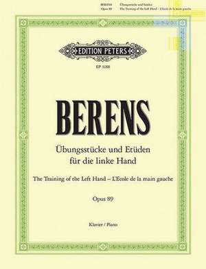 Training the Left Hand Op. 89 de Hermann Berens