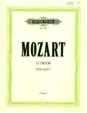 12 Duos KV 487 (496a) de Wolfgang Amadeus Mozart