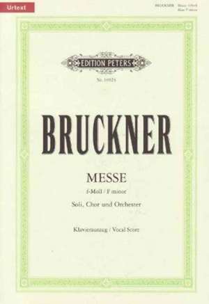 Mass in F Minor Wab 28 (Vocal Score) de Anton Bruckner