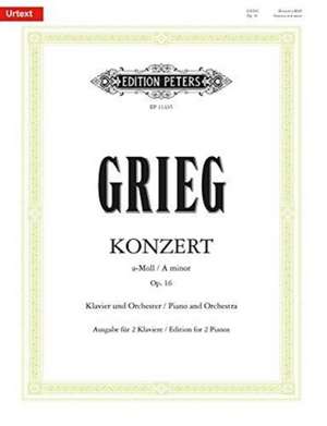 Konzert a-Moll op. 16 -für Klavier und Orchester de Edvard Grieg