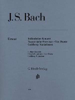 Italienisches Konzert, Französische Ouverture, Vier Duette, Goldberg-Variationen de Johann Sebastian Bach