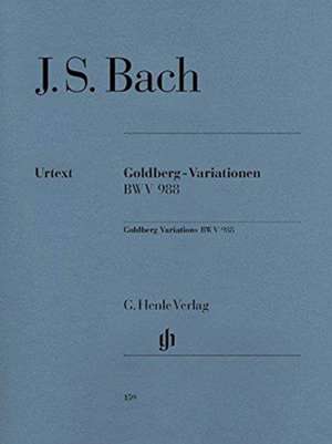 BACH, J: J S BACH GOLDBERG VARIATIONEN BWV 988 de J S BACH