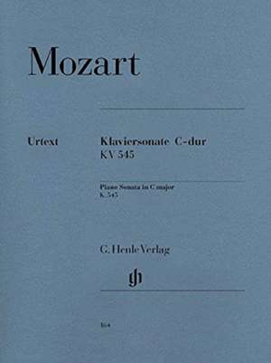 Klaviersonate C-dur KV 545 (Sonata facile) de Wolfgang Amadeus Mozart