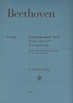 Beethoven, Ludwig van - Klavierkonzert Nr. 2 B-dur op. 19 de Ludwig van Beethoven