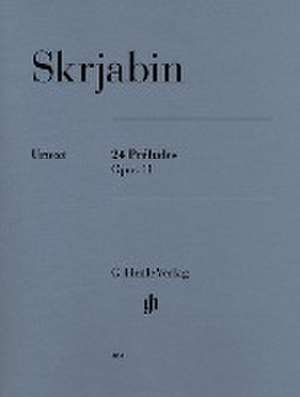 24 Préludes op. 11 de Alexander Skrjabin