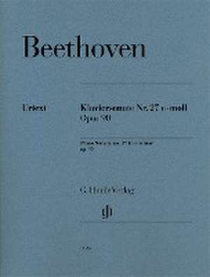 Klaviersonate Nr. 27 e-moll Opus 90 de Ludwig van Beethoven