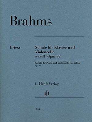 Sonate für Klavier und Violoncello e-moll op.38 de Johannes Brahms