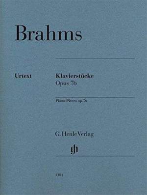 Piano Pieces op. 76 de Johannes Brahms