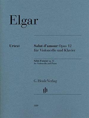 Salut d'amour op. 12 für Violoncello und Klavier de Edward Elgar