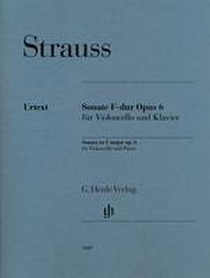 Strauss, R: Violoncello Sonata F major op